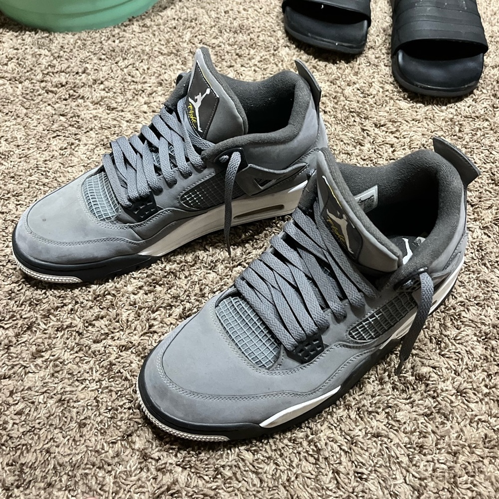 cool grey gray 4 jordan nike high top
